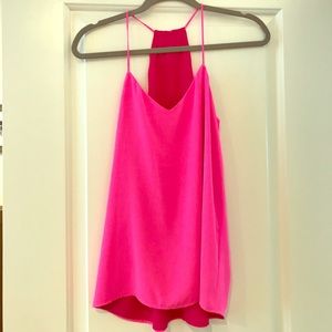 Pink loose tank